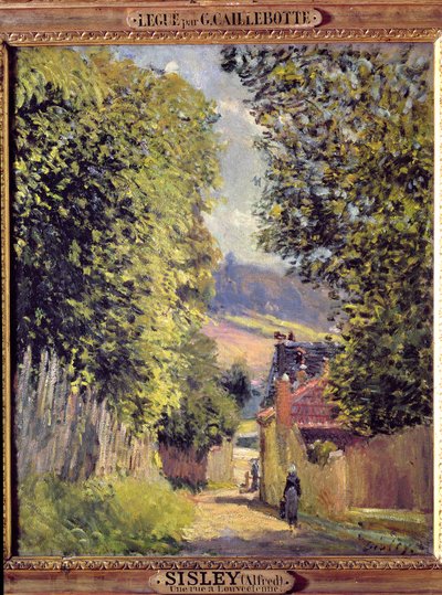 Un Camino en Louveciennes, 1883 de Alfred Sisley